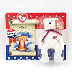 Ty Teenie Beanie Babies “Libearty the Bear” McDonalds Collectible – NEW